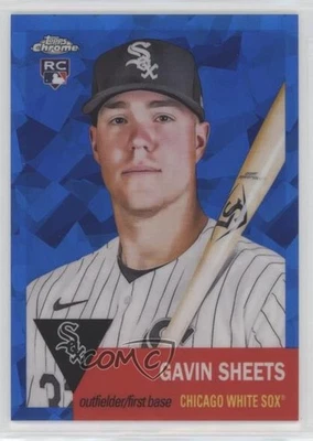 2022 Chrome Platinum Anniversary Blue Atomic Refractor Gavin Sheets Rookie RC - Image 1 of 2
