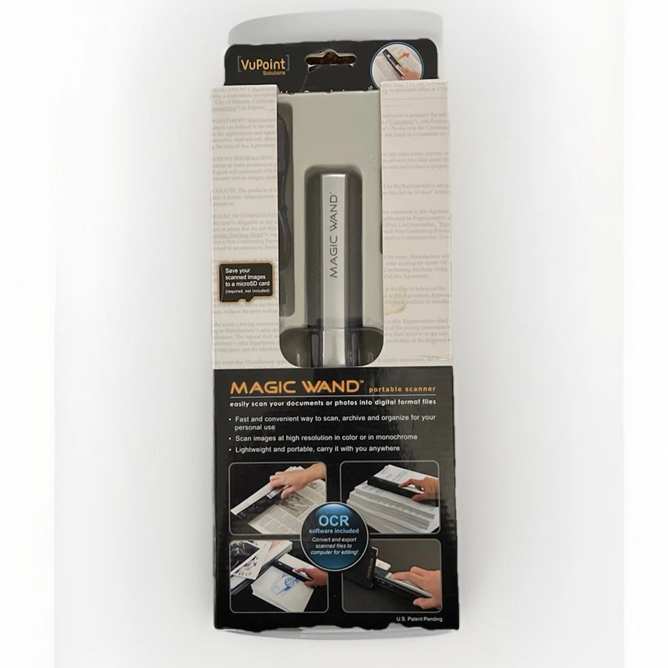 VuPoint Solutions 'Magic Wand' Portable Scanner, Scan, Archive & Organize NEW - Image 1 of 4