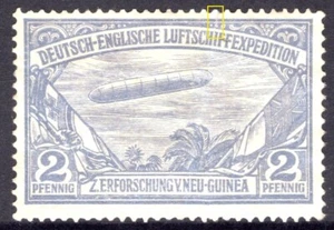 1914 - The New Guinea Airship Expedition , Germany 2 Marks Very Scarce - Picture 1 of 1