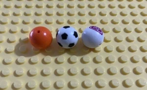 Lego Balls, Basketball, Football, Orange Ball, Soccer Ball (128) - Picture 1 of 4