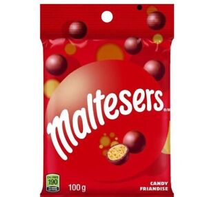 MALTESERS CHOCOLATE CANDY BAG 100g - PERFECT SIZE FOR SNACKING - SAFE & SECURE