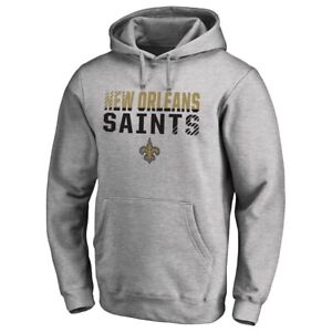Fanatics Men’s New Orleans Saints Fade Out Iconic Hoodie Sweatshirt XXL 2XL NFL