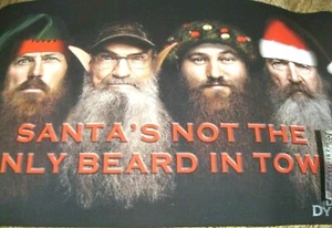 Christmas Holiday Duck Dynasty Door Mat Santa's not the only Beard in Town 18x30 - Picture 1 of 1