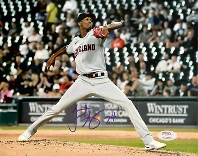 Triston McKenzie Signed Autographed Cleveland Guardians 8x10 Photo PSA/DNA - Image 1 of 2