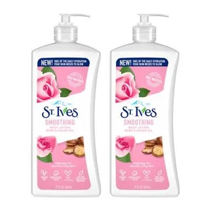 St. Ives Rose & Argan Oil Smoothing Body Lotion, 21 oz. (Pack of 2) - Picture 1 of 2