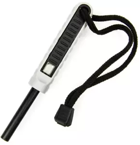 EXOTAC POLYSTRIKER XL: FERRO ROD & STRIKER COMPACT FIRESTARTER (GRAU) - Bild 1 von 10