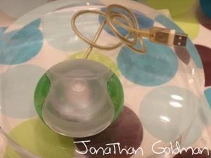 Apple USB Mouse for Clear Lime Green iMac Power Mac G3 G4 G5 Hockeypuck M4848 - Afbeelding 1 van 1