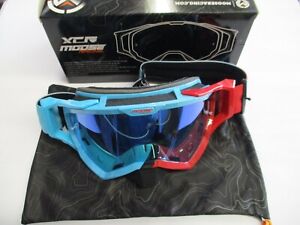 Moose Racing XCR Hatch Goggles Blue/Red 2601-2347
