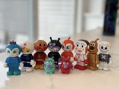 Conjunto de bonecos Anpanman *raro* Germ Minions アンパンマン brinquedo - Imagem 1 de 3