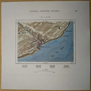 1879 Perron map: Dover, England (#105) - Picture 1 of 1