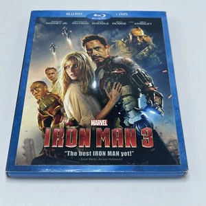 Marvel Iron Man 3 Blu Ray & DVD Combo Movie Superhero - Bild 1 von 4