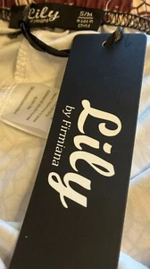 Neu mit Etikett ~ Lily by Firmiana ~ elastische Damenhose/Leggings zum Überziehen ~ Größe Small ~ cremefarben/braun - Bild 1 von 10