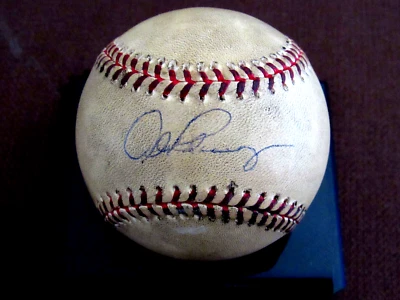ALEX RODRIGUEZ MARINERS SIGNED AUTO SAFECO 1999 INAUGURAL GAME USED BASEBALL PSA - Image 1 of 3