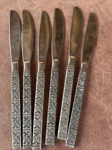 Ekco Eterno ‘Montalo’ Japan Stainless 6 Dinner Knives - Picture 1 of 9