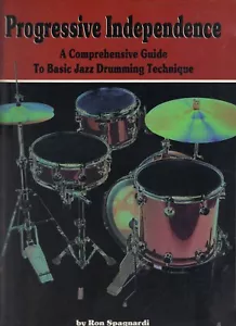 Basic Jazz Drumming Technique Progressive Independence Lesson Music Book - Picture 1 of 2
