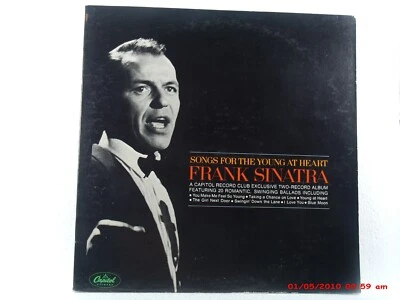 FRANK SINATRA -(DOUBLE LP)-SONGS FOR THE YOUNG AT HEART RECORD CLUB EXCLUSIVE'67 - Image 1 of 4