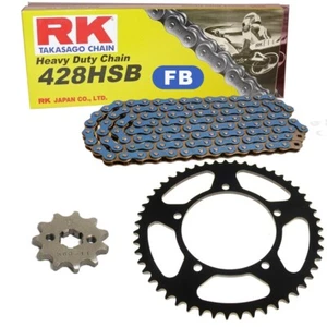 Kit Chaîne Honda XR 125 L 03-07 Chaîne RK Couleurs 428 Sb 132 Ouvrir Bleu 17/54 - Picture 1 of 4