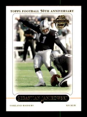 2005 Topps #304 Sebastian Janikowski NM/NM+ Raiders 241916 - Image 1 of 2