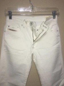 Diesel NEW PRESLIM K Jeans girl boy white cotton Denim sz 10 NEW - Picture 1 of 9
