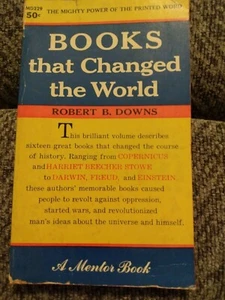 Books that Changed the World by Robert Downs Vintage A mentor book paperback - Picture 1 of 1
