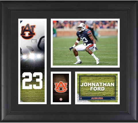 Jonathan Ford Auburn Tigers Framed 15x17 Player Collage - Fanatics Cover