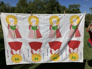 1970’s Vintage Cranston’s Christmas 4 Angel Dolls ~Uncut Panel ~NOS - Bild 1 von 10