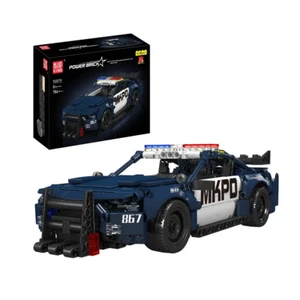 MOULDKING 15073 | MUSTANG Police Transformer Car Pull-Back Bauset NEU & OVP - Bild 1 von 6