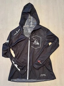 Uglow Men's Black Long Sleeve MSIG Full Zip Hooded Trail Running Jacket Small - Picture 1 of 4