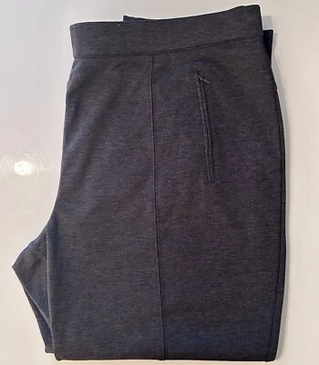 Liz Claiborne Pants 2XP Grey Stretch Zippered Pockets Straight Leg Career Casual - Image 1 of 4