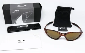 VINTAGE SUNGLASSES OAKLEY MINUTE 1.0 Gen 1 First Edition Gold Iridium New 2000 - Picture 1 of 8