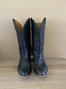 Men's Anderson Bean Black Cowboy/ Western Boots 10 - Picture 1 of 7