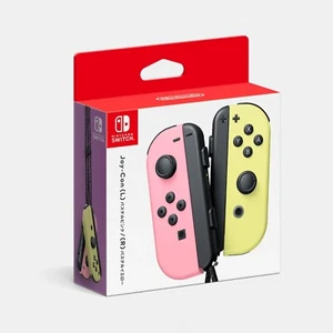 Official Nintendo Switch Joy-Con Controller Set: Pastel Pink / Pastel Yellow - Picture 1 of 2