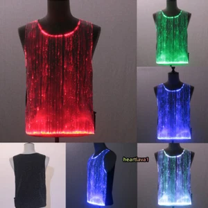 LED Light Luminous Vest APP Control Party DJ Singer Dancer Stage Cosplay Costume - Picture 1 of 19