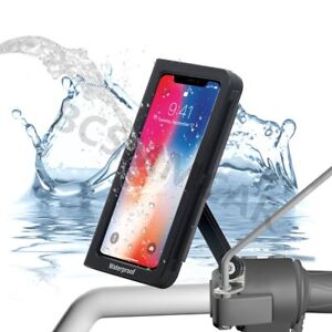 360° Motorcycle Waterproof Phone Case Mount Holder For 4-7-in Mobile Phones