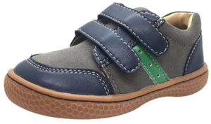 NEW Livie & Luca leather boy's shoes SAGAN in Navy Blue - toddler size 6-11 - Picture 1 of 6