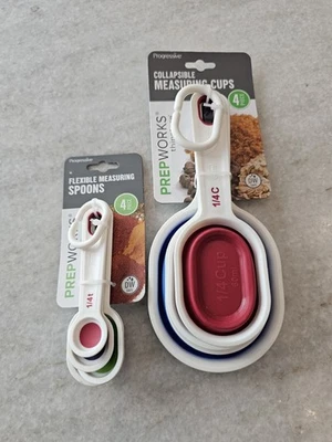 Progressive Prepworks Collapsible Measuring Cups & Flexible Measuring Spoons 8pc - Image 1 of 4