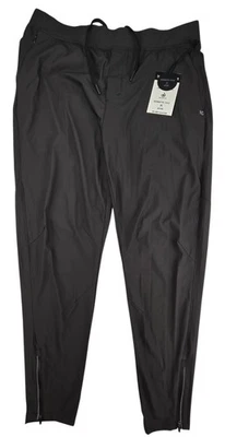 Kenneth Cole Active Tech Jogger Tobillo Cremallera DWR Ligero Reflectante Carbón XL Foto 1 de 4