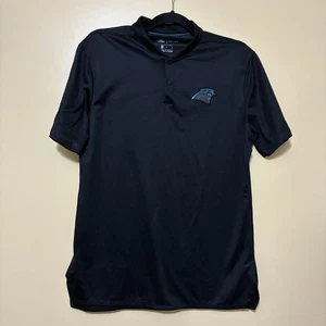 Carolina Panthers Nike Dri-Fit Granddad Shirt Mens M Black Short Sleeve On-Field - Picture 1 of 8