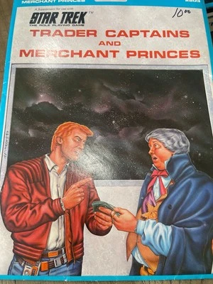 STAR TREK TRADER CAPTAINS AND MERCHANT PRINCES In Folder FASA . - Image 1 of 4