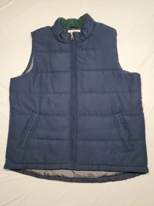 Original wetterfeste Vintage Weste Puffer Jacke Herren XXL Full Zip gefütterte Taschen - Bild 1 von 14