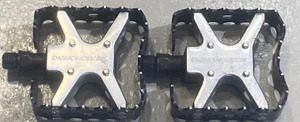 "Pedales de carreras BMX Diamondback de colección 1/2"" trampa de oso negro GT Haro Hutch raro difícil de encontrar" - Imagen 1 de 4