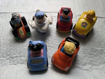 Fisher Price Little People Wheelies Superman Set of 6 - Image 1 of 4