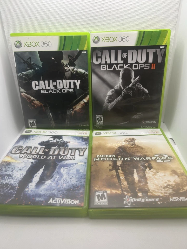 Call Of Duty (Xbox 360) - Black Ops 1, 2 | World At War, Modern warfare 2 CIB - Image 1 of 4