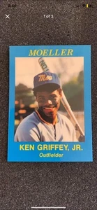 1987-Ken Griffey Jr. Moeller High School AAMER Sports Promo Pre Rookie-M/NN - Picture 1 of 2
