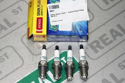 Denso Stock # 5315 - Iridium Power Spark Plugs Set of 4 IQ27 - Image 1 of 4