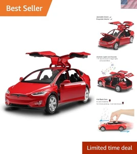 Pack Portátil de 90 Coches Diecast Tesla Modelo X con Características de Sonido y Luz - Imagen 1 de 8