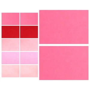 30 Stck. Rot Rosa Filz Stoff Blätter 11,71X7,78 Zoll Vlies Stoff Handwerk - Bild 1 von 12