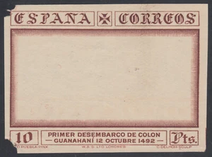 Spanien Vielfalt 545MTas 1930 Kolumbus Probe Rahmen SD Winkelschleifer - Picture 1 of 1