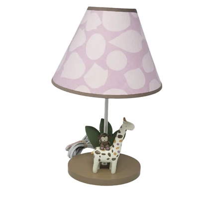 Base de lámpara CoCaLo y pantalla decoración de selva para cuarto infantil Foto 1 de 4