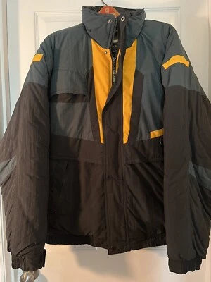 Field & Stream Puffer Jacket Coat 90’s Dad Grandpa Black Green LT Tall Winter - Image 1 of 4